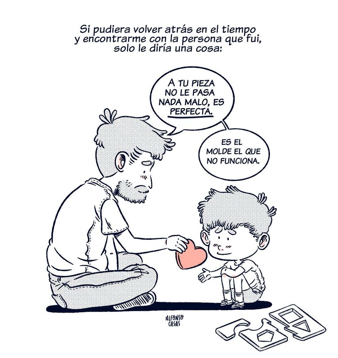 alfonso_casas_'s tweet image. Para todas las personas que tuvimos que nacer dos veces; la primera cuando nos tocaba, y la segunda cuando entendimos que a nuestra pieza no le pasaba nada malo, y que era el molde el que fallaba. Cuánto trabajo montar y desmontar todo esto, pero qué orgullo❤️‍🩹 #orgullo2024