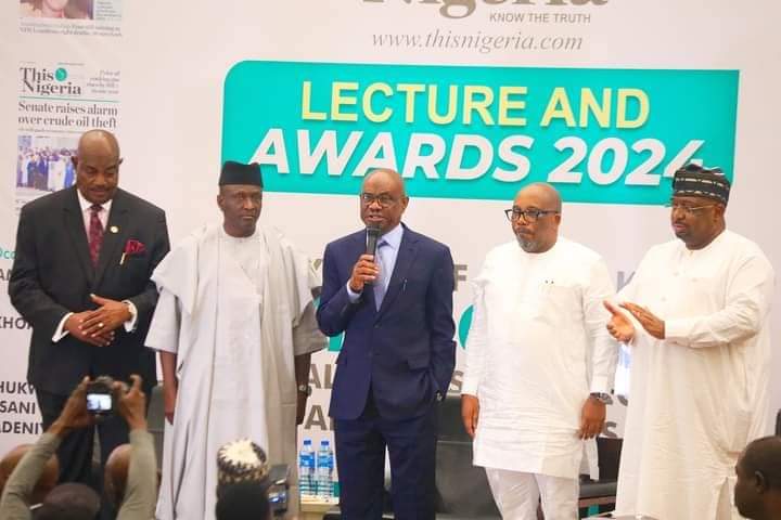 fctministerwike's tweet photo. FCT MINISTER WIKE WINS THISNIGERIA NEWSPAPER INFRASTRUCTURE AND LEADERSHIP AWARD

…DEDICATES AWARD TO PRESIDENT TINUBU @officialABAT 

https://t.co/lWueCOYHfV https://t.co/W5GaVN4Ys8