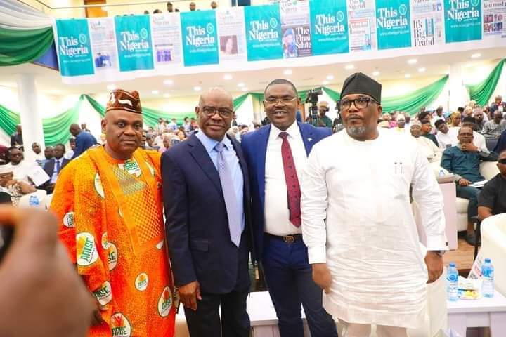 fctministerwike's tweet photo. FCT MINISTER WIKE WINS THISNIGERIA NEWSPAPER INFRASTRUCTURE AND LEADERSHIP AWARD

…DEDICATES AWARD TO PRESIDENT TINUBU @officialABAT 

https://t.co/lWueCOYHfV https://t.co/W5GaVN4Ys8
