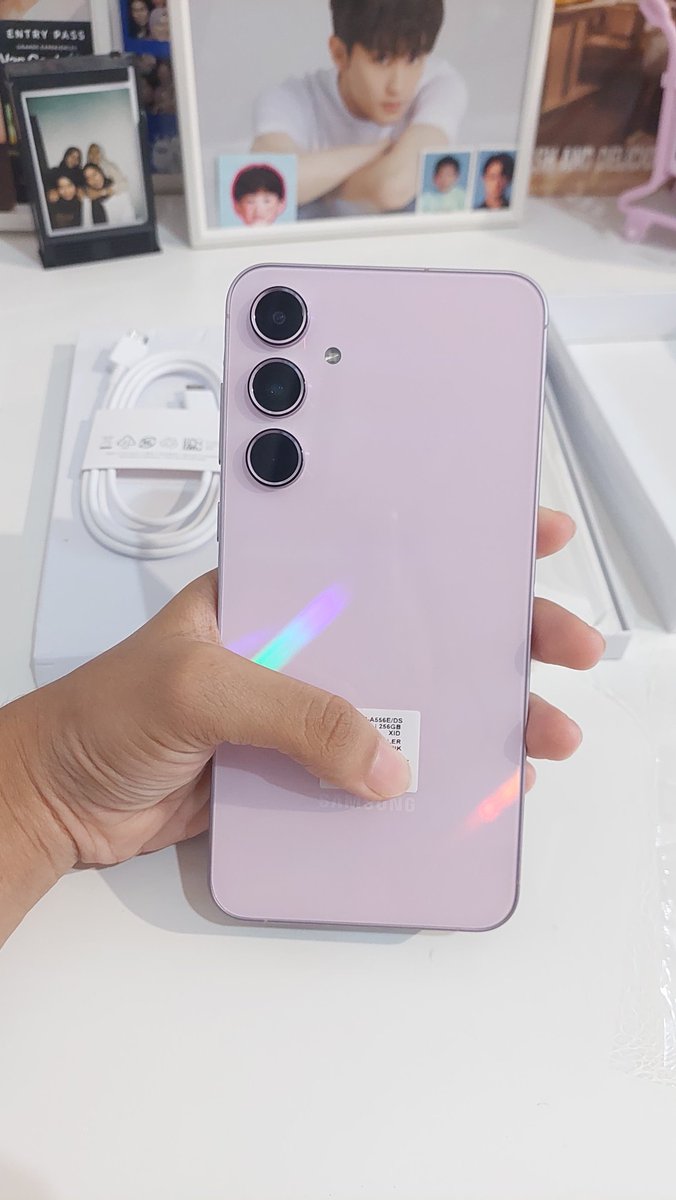 gadibalik's tweet photo. WTS

Samsung A55 5G 8/256gb color Awasome Lilac
Official Samsung (garansi resmi)
beli di samsung margo city

Harga beli 5.999
Harga jual 5.700 (Nego tipis)

Baru di unbox belum dipakai sama sekali, alasan dijual karna mau ganti samsung series S. https://t.co/T6nDiGNCP3
