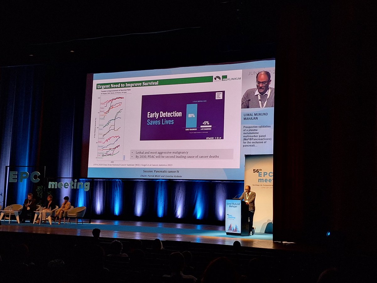 Ivonne Regel (@regelivonne) on Twitter photo Excellent talk and impressive study results presented from my colleague <a href="/umahajan1986/">Ujjwal Mahajan</a> at #EPC2024. There is hope for improving #PancreaticCancer diagnosis based on metabolite signature. @georg25985747 <a href="/JuliaMayerle/">Julia MAYERLE</a> Excellent talk and impressive study results presented from my colleague <a href="/umahajan1986/">Ujjwal Mahajan</a> at #EPC2024. There is hope for improving #PancreaticCancer diagnosis based on metabolite signature. @georg25985747 <a href="/JuliaMayerle/">Julia MAYERLE</a>