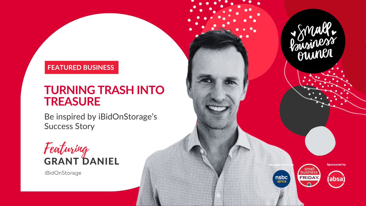SmallBizFriday's tweet image. Meet the #AbsaSmallBizFriday featured Small Business of the week – iBidOnStorage. 
Read their inspiring story here: 
ow.ly/RVUt50SruQH

@AbsaSouthAfrica @NSBC #SmallBusiness #Entrepreneur #SuccessStory