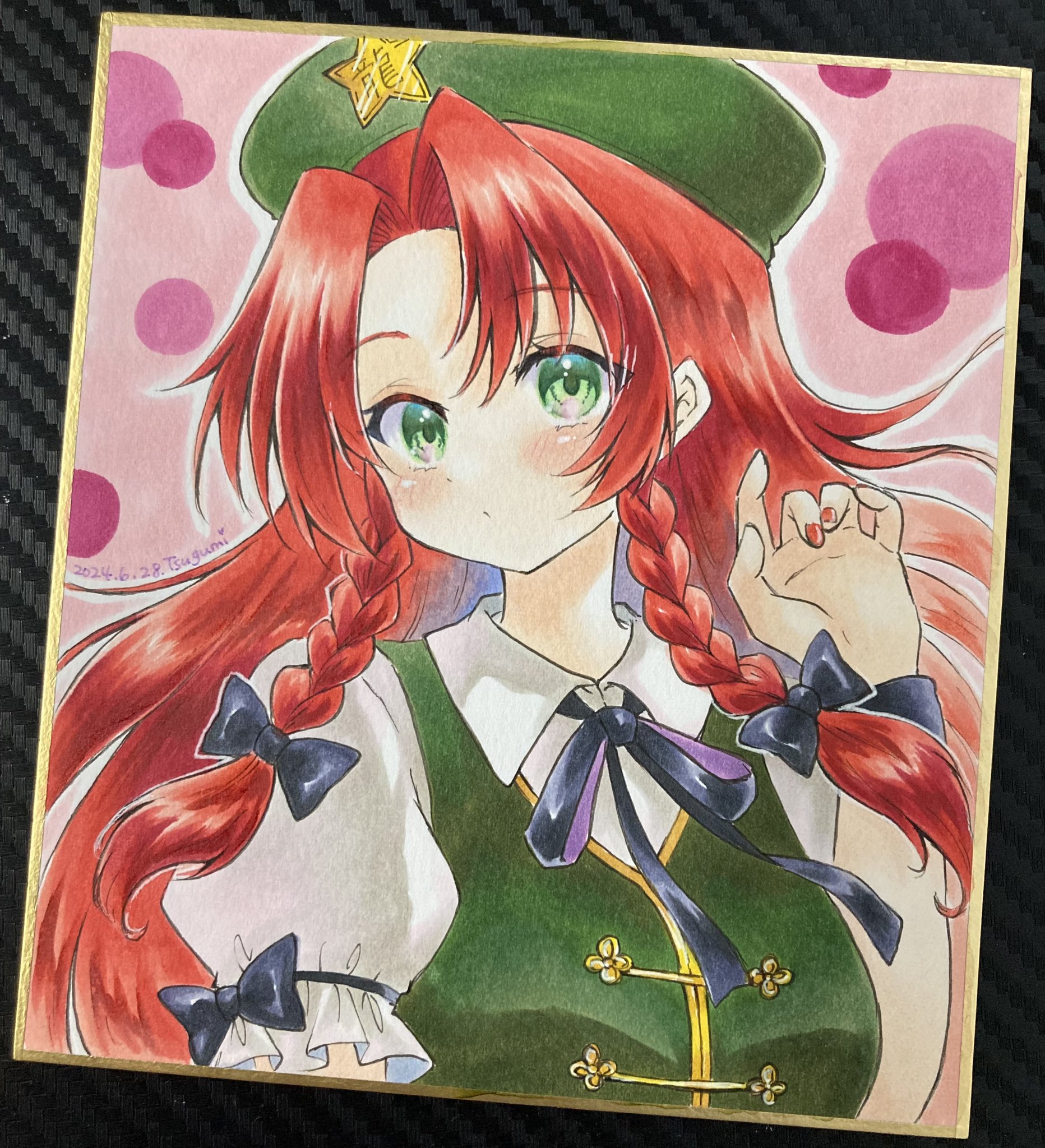 東方project 紅 美鈴 美少女 立体マウスパッド ④ CT3 - メルカリ