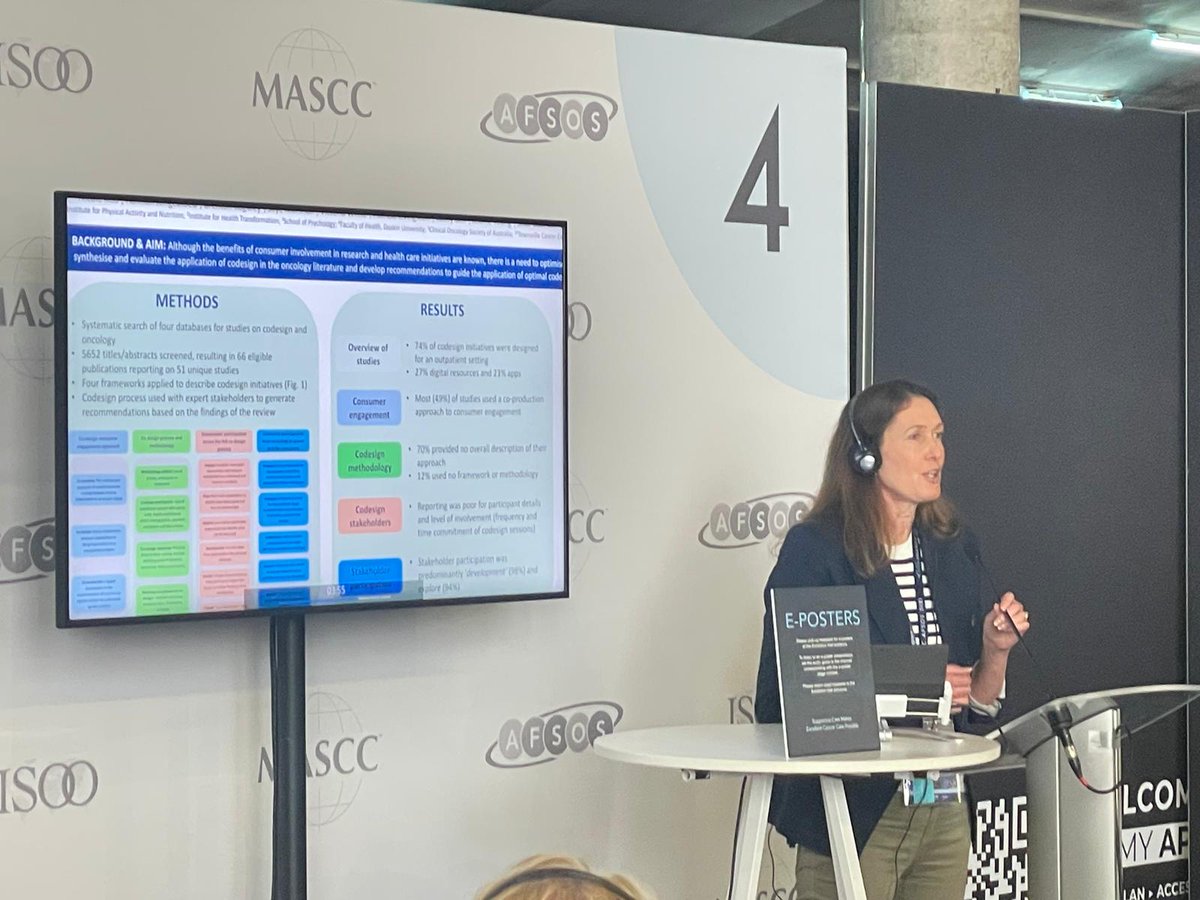 New paper published and just presented at #MASCC24. First we evaluated co-design methods and processes in oncology literature. Then, with our expert stakeholders we co-designed 9 recommendations for optimal co-design in cancer. aus01.safelinks.protection.outlook.com/?url=https%3A%…