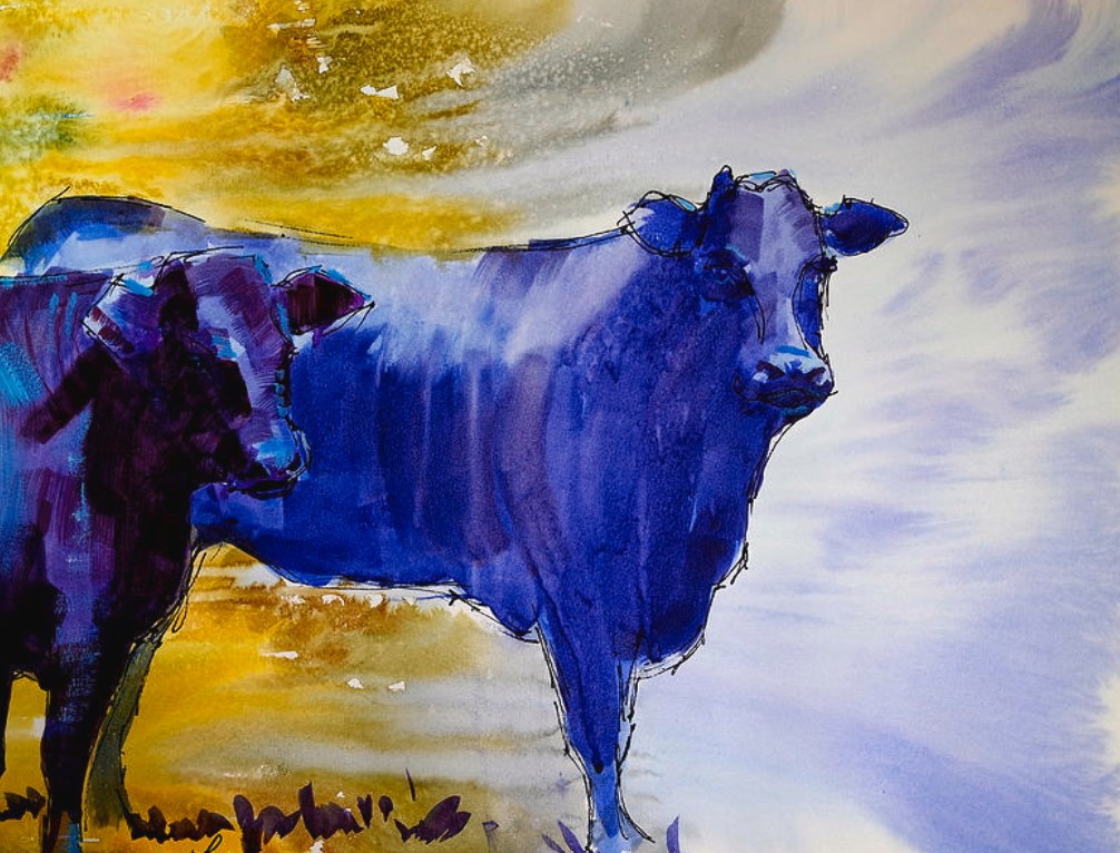 ArtbyMikeJory's tweet photo. Visit the edge of reality by viewing the full painting here https://t.co/aMsq1KnBhY #buyintoart #aYearForArt #FillThatEmptyWall #interiorDesign #artmatters #blackCattle #DexterCattle #AngusCattle #cows #cowPainting #FarmShop #FarmCafe #farmRestaurant #butcher #surrealArt https://t.co/1EJsDu3NYq