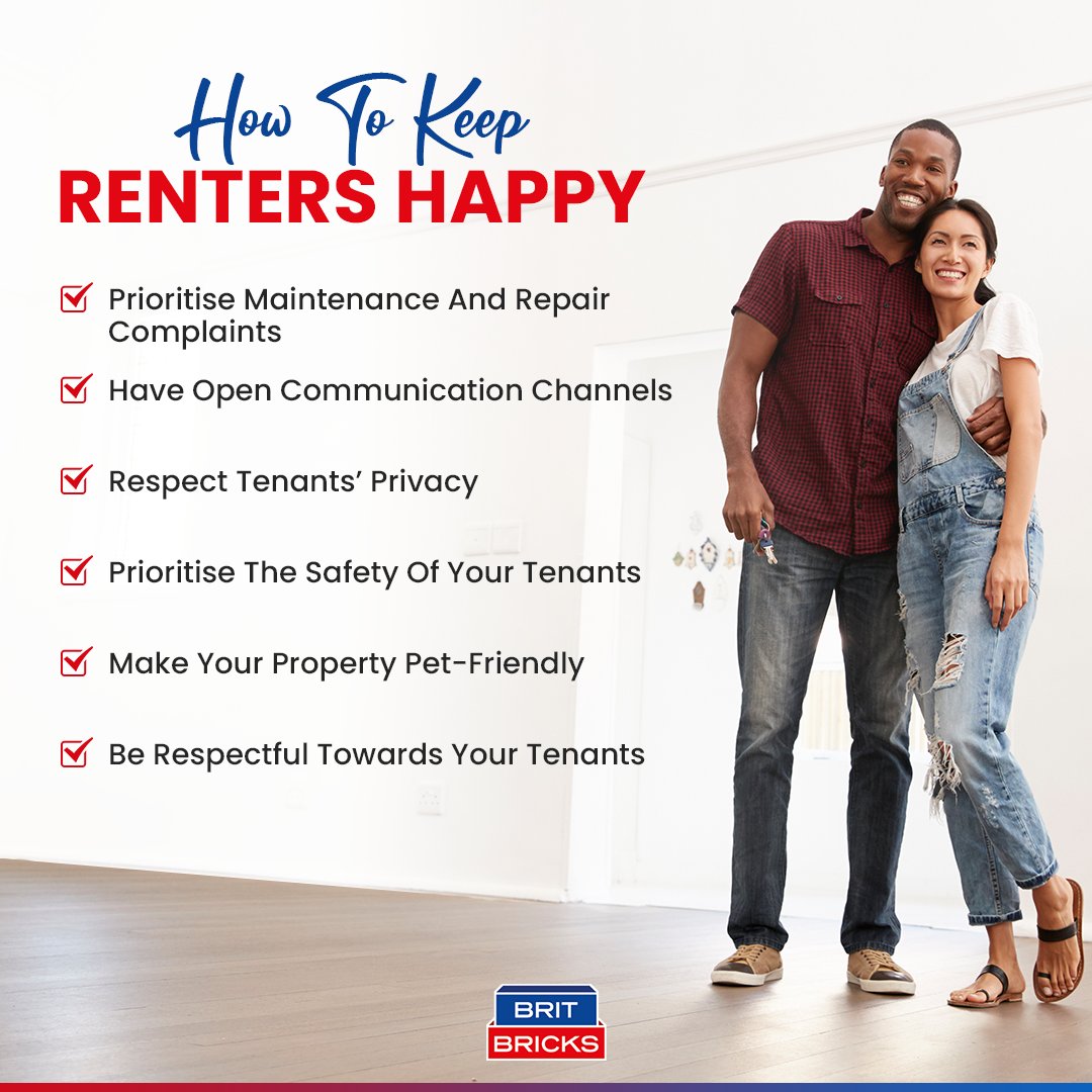 BritbricksUk's tweet photo. Creating happy renters: A guide for property owners.

#PropertyManagement #HappyTenants #LandlordTips #TenantSatisfaction #britbricks #HarrowUK #ukproperty #rental https://t.co/xW8cqjVYf6