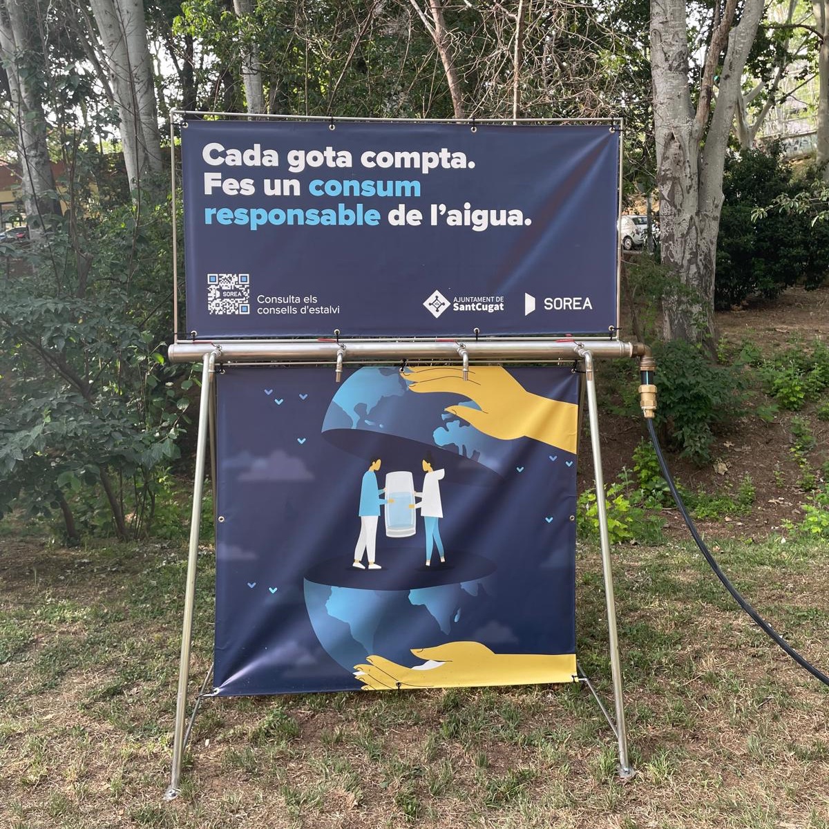 💧 A #SantCugat, pots hidratar-te amb les 16 fonts que hem instal·lat en diversos espais per gaudir de la <a href="/FMSantCugat/">Festa Major de Sant Cugat</a>!

🚰 Oferim aigua de qualitat i evitem generar residus plàstics.

🎉 Bona #FMSantCugat!