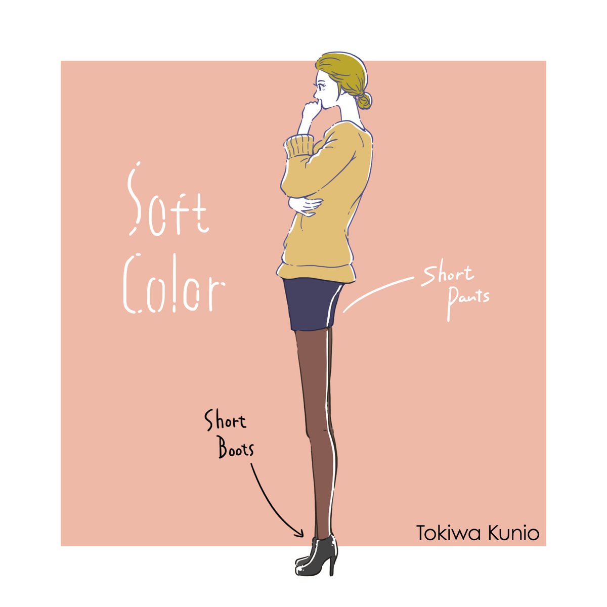 「 #この絵で仕事が来ました  ファッション系のイラストを毎日投稿していたら、ファ」|常盤クニオ✏️イラストレーターのイラスト