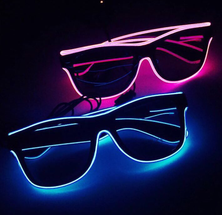 #fridayfreebie we are giving away some #neon LED #sunglasses today! Simply #RT with your colour choice &amp; #follow by 8pm to enter! #competition #freebiefriday #win #comp #EDM #Festival #SW4 #BlackFriday #Creamfileds #officeparty #TGIF #Tomorrowland