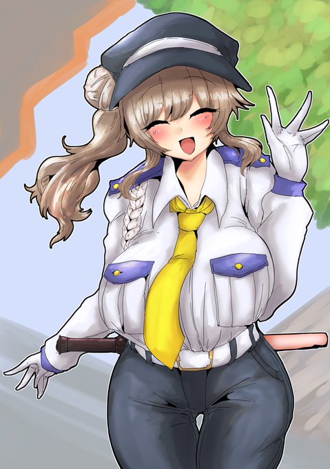 今日の日課は警備服ささらちゃんです 