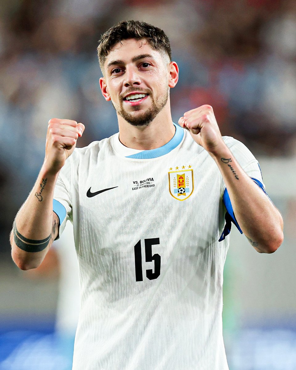🇺🇾 5-0 🇧🇴
⚽ <a href="/fedeevalverde/">Fede Valverde</a> 
🏆 #CA2024
