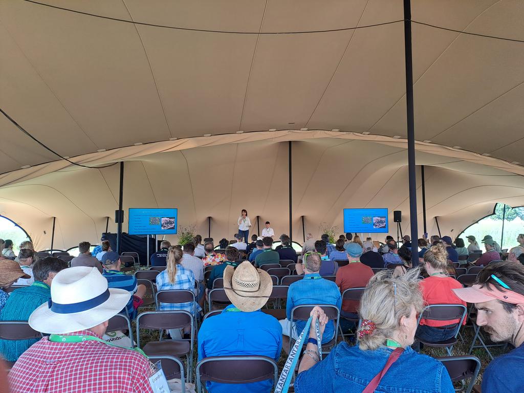 kelly_jowett's tweet photo. @SallyAnn_Spence astounding the crowds again with all the great things #dungbeetles do! And how we can help them in pasture systems π©πͺ²π€ @DungBeetleFarms #dungisfun #coleroptera #farming #livestock #teambeetle https://t.co/qtGTymdp3w