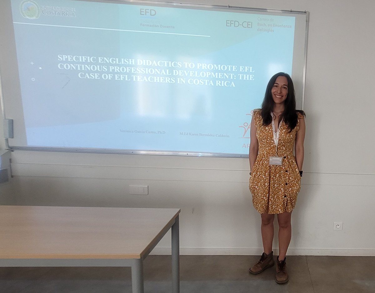 VeroGC03220771's tweet image. Presented my work on CPD & cognitive processes for EFL practitioners. Thank you @AssoARDAA for great feedback!