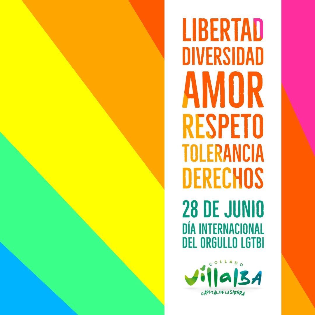 🏳️‍🌈 Hoy, como cada 28 de junio, conmemoramos el Día Internacional del #Orgullo LGTBI