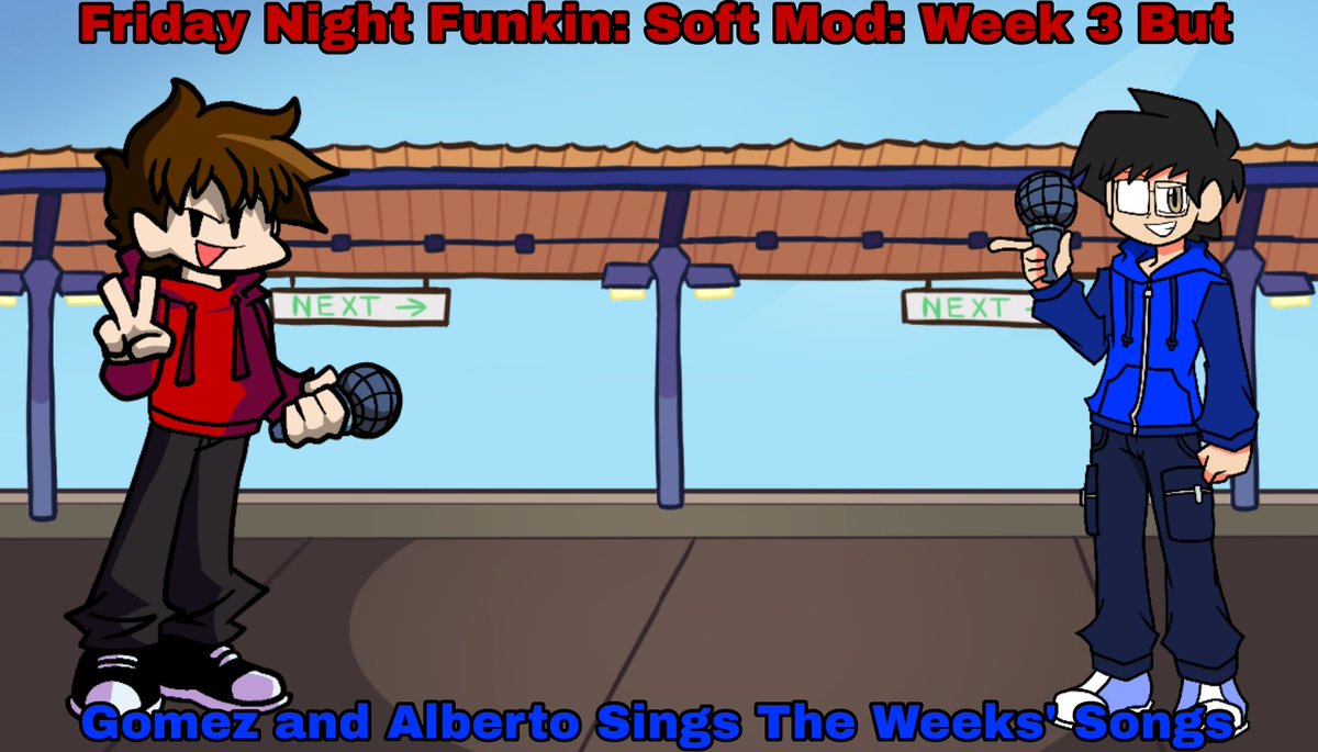 B100mFunk1n's tweet photo. Tonight, we'll be celebrating my best friends' birthday: with a premiere at 6:35 PM CST. Come and join the fun! Make sure to like, comment, share, and subscribe. 
https://t.co/FFUu72Kmrh
#FNF #fridaynightfunkin #softmod #fnfsoftmod #fnfsoft #softau #fnfsoftau https://t.co/fErGJ9p23Z