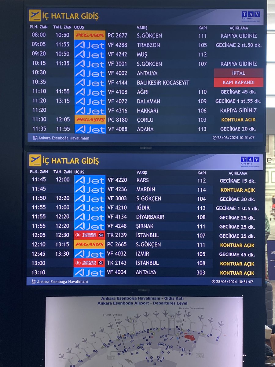 ecz_oner's tweet photo. Ajet 07:50 Ankara-Bodrum uçağına hava yolları kurallarına da uymayarak 25 fazla yolcuya bilet satmış alternatif olarak verilen Dalaman uçağı da 1 saat 55 dakika gecikmeye kalmıştır,üstüne Esenboğa havalimanında şu an gecikmesiz uçuş yapamamaktadır @AJET_TR @AJ_Destek https://t.co/hMYX5o5mCw