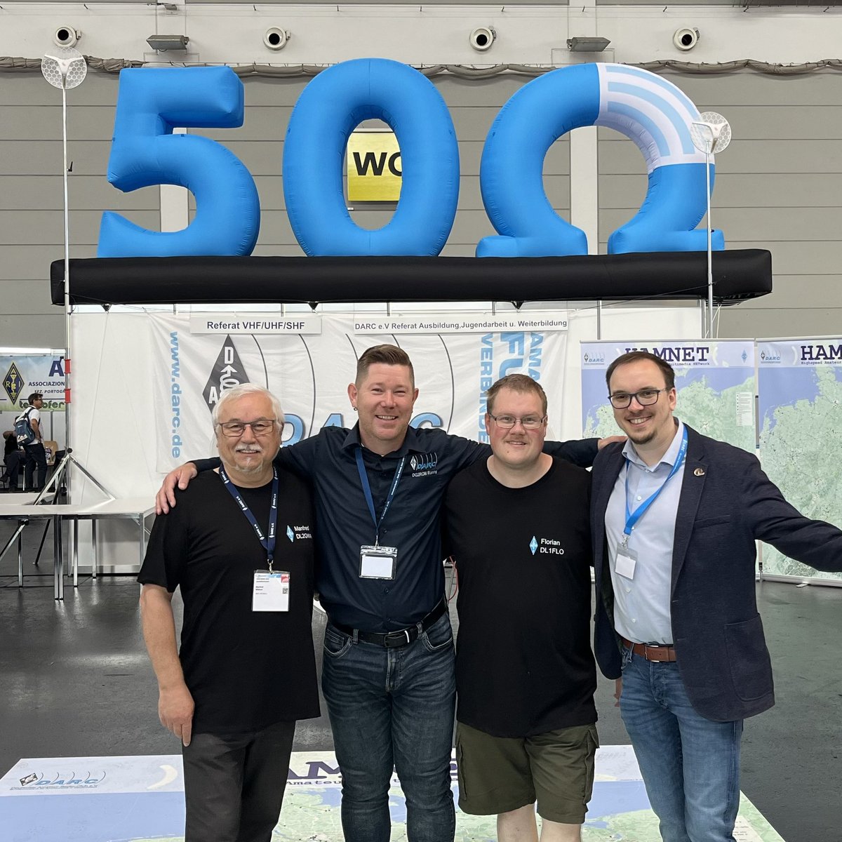 Willkommen auf der HAMRadio! Wir freuen uns auf euch! Posted eure Selfies mit unserem 50Ohm.de Logo unter dem Hashtag #50ohm