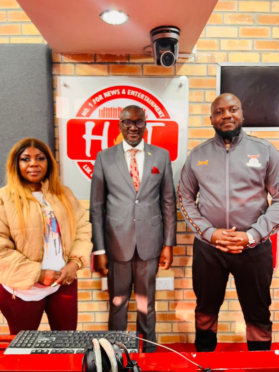 It was lovely hosting the Minister of Water Development and Sanitation, Hon. Collins Nzovu on the Red Hot Breakfast on HOT FM