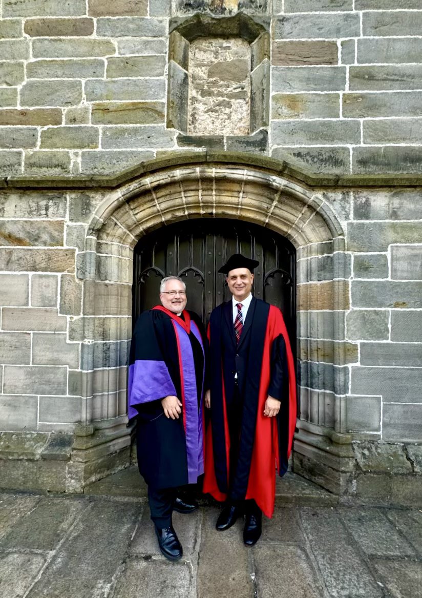 w/ Professor Dr. Philip G. Ziegler, my Doktorvater (Doctoral advisor) @uniofaberdeen. Thank you Phil!
PhD in Divinity (Theology)
#PhDone