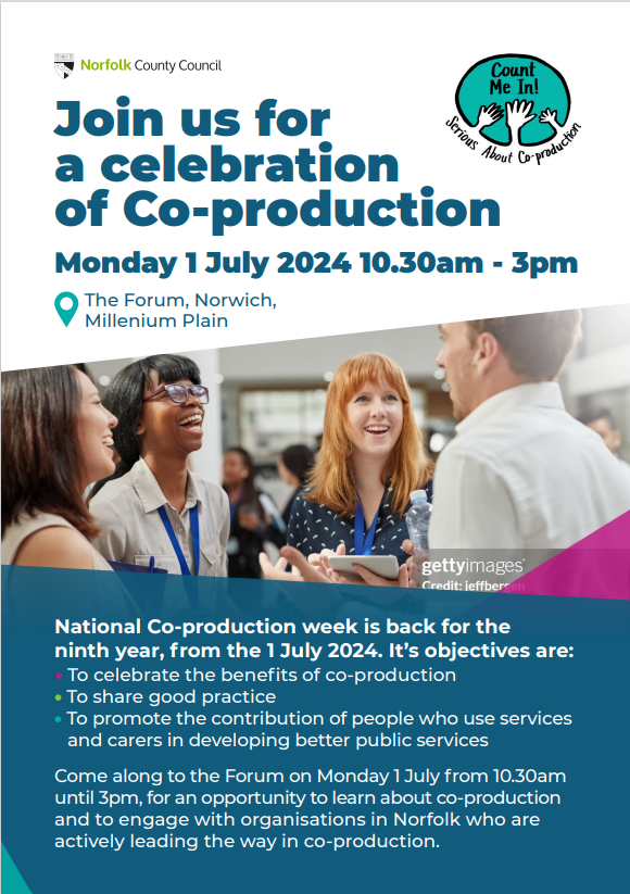 CarersVoiceNW's tweet image. It's #CoproductionWeek next week and we will be at the Forum on Monday 1st July to celebrate! Co-Production is the crux of everything we do! Come and say hi and find out about some of our projects to improve services and ensure Carers receive the support they want and need!