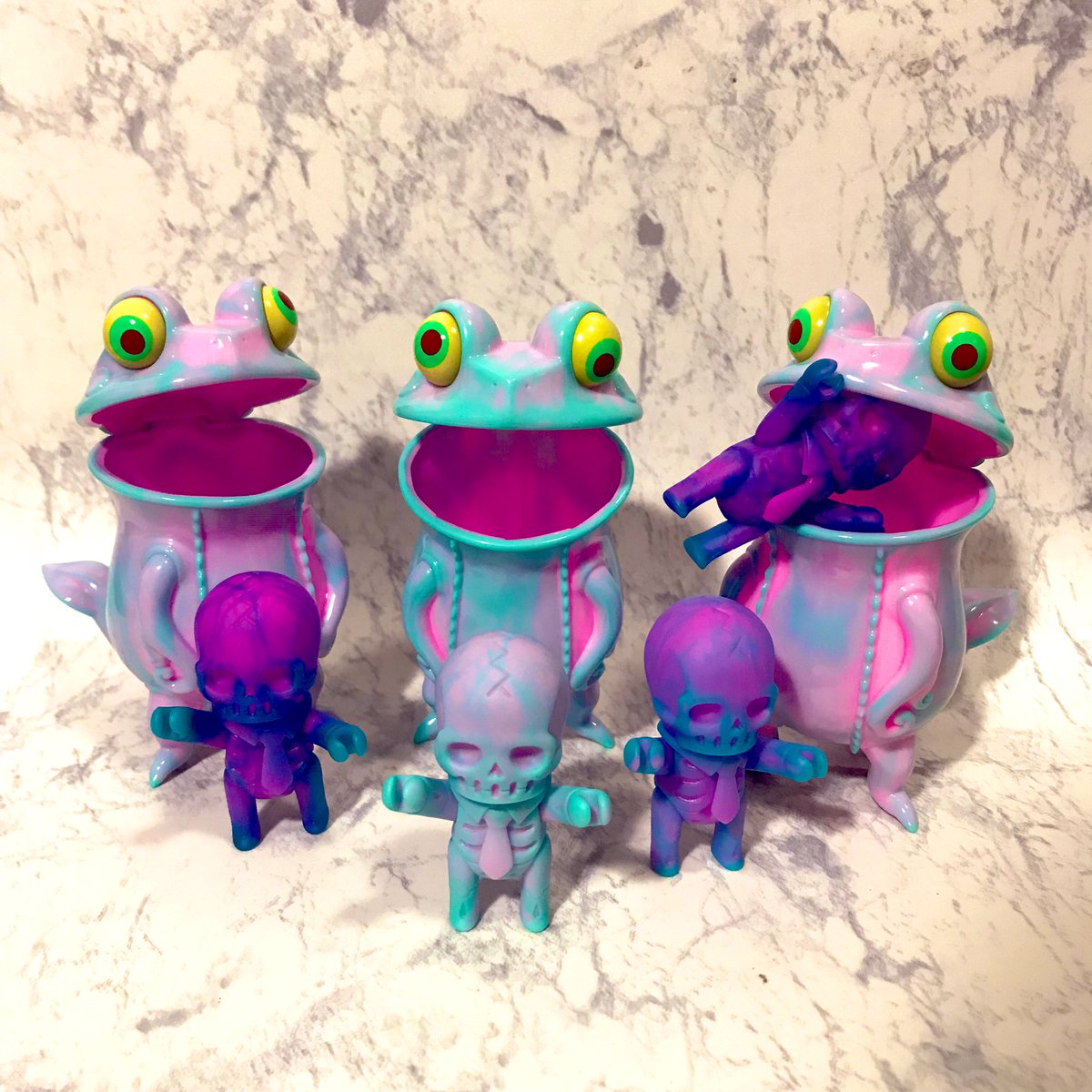 スカルチュラ ウツボカエル クリームソーダ ソフビ クリームソーダ