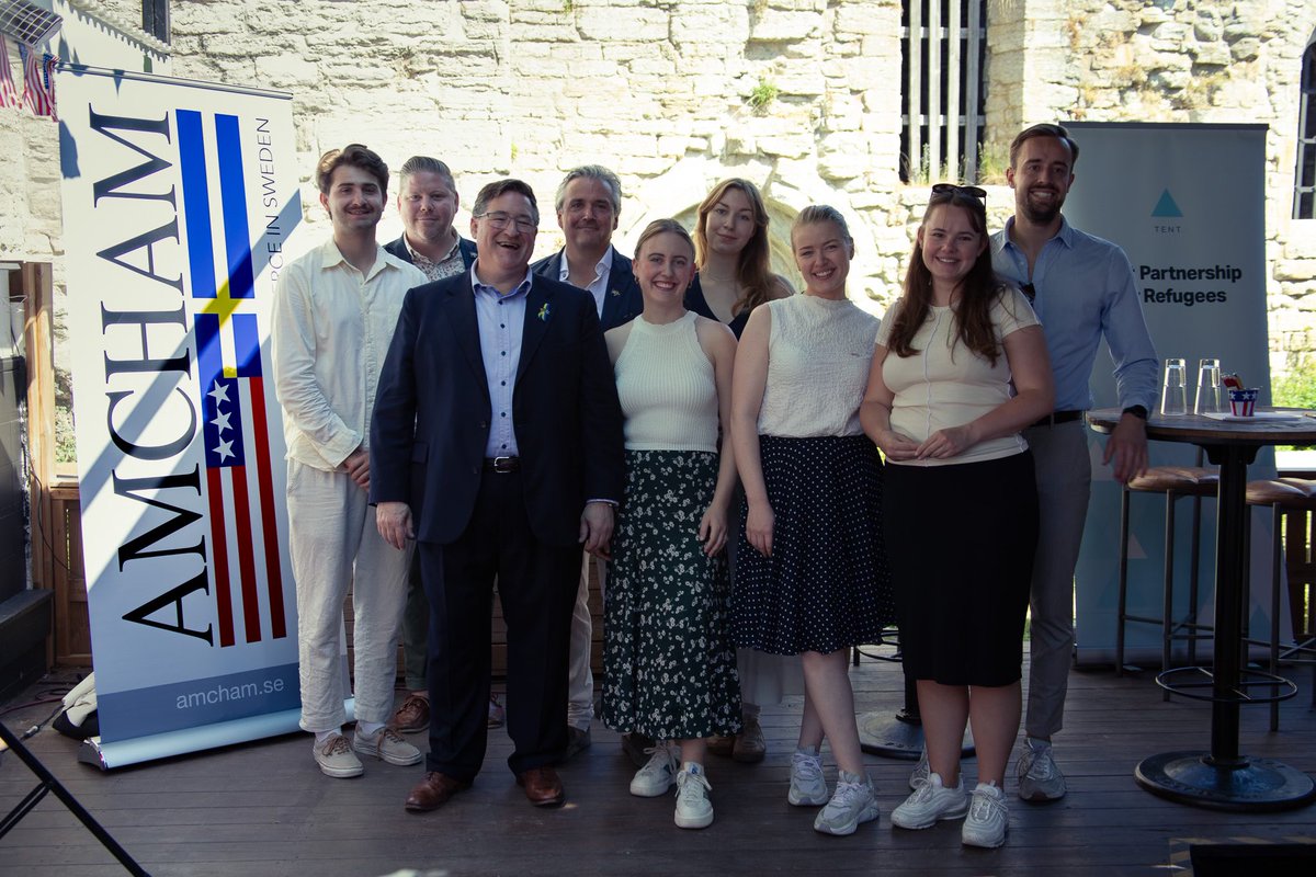 Thanks <a href="/TentOrg/">Tent Partnership for Refugees</a>  for such an inspiring and engaging panel showcasing the vital work Tent and its corporate partners do to integrate refugees of diverse skills and experience from Ukraine and beyond into the Swedish labor market where they can thrive and strengthen their companies