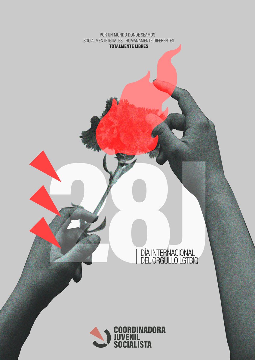 #28J | Afirmamos nuestro compromiso de luchar contra todas las violencias que sufre nuestra clase y por una sociedad libre de toda opresión.

La LGTBIQfobia y el auge reaccionario tendrán en frente a la juventud comunista.