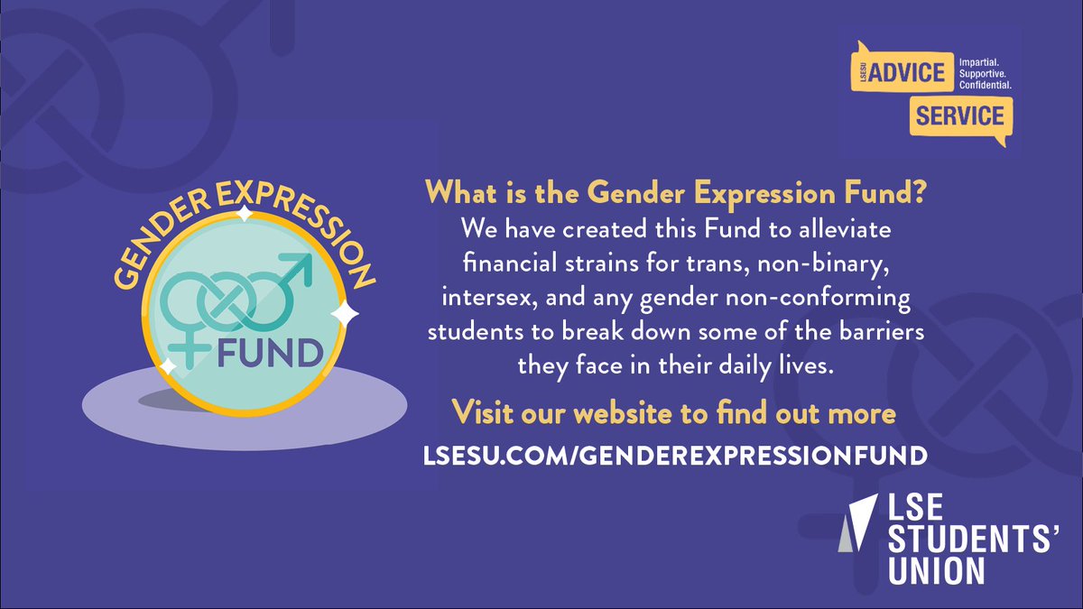 Our new Gender Expression Fund is here to help you, find out how here: lsesu.com/genderexpressi…