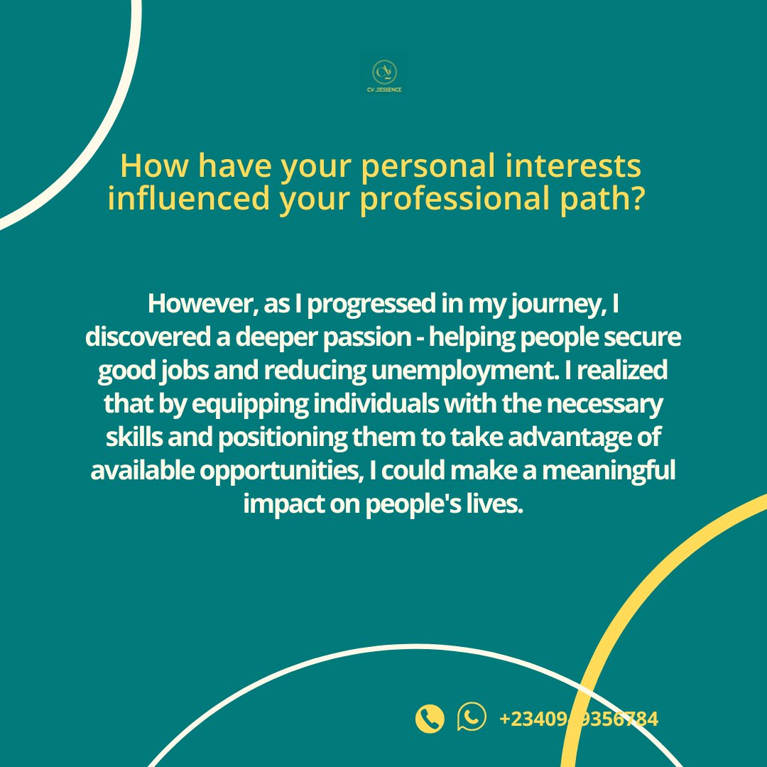 <a href="/TestyTalks/">Adebiyi Testimony</a> shares her inspiring career journey with us, driven by the tangible impact her work has on her clients' lives.

Balancing her professional responsibilities with school activities and other challenges, Testimony has learned the art of maintaining equilibrium.

1/3