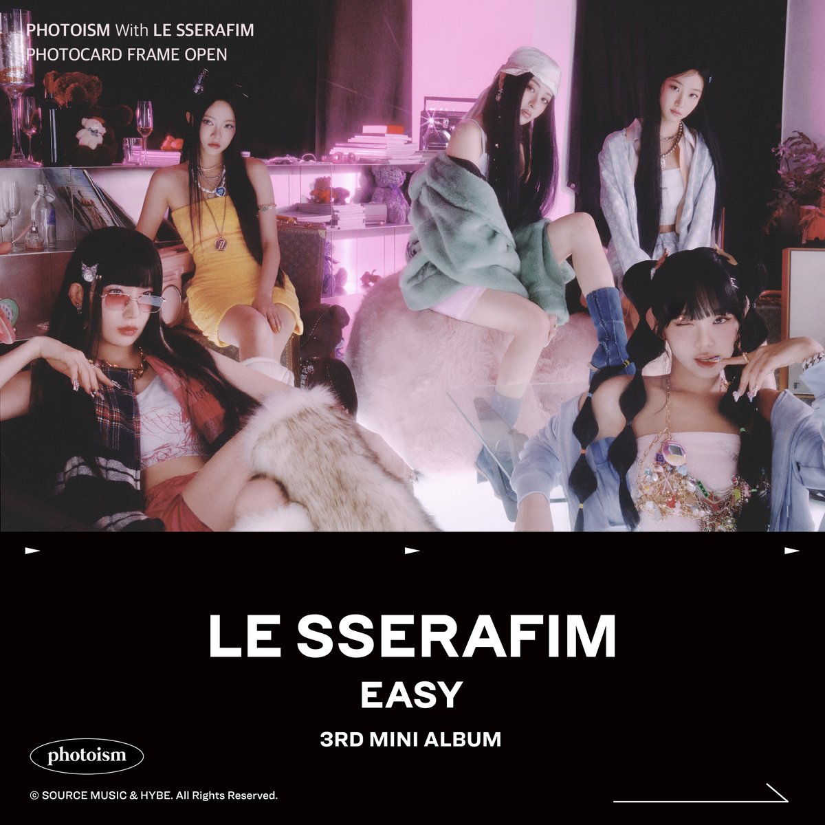 LE SSERAFIM ARTIST FRAME OPEN ! 「LE SSERAFIM」のアーティスト