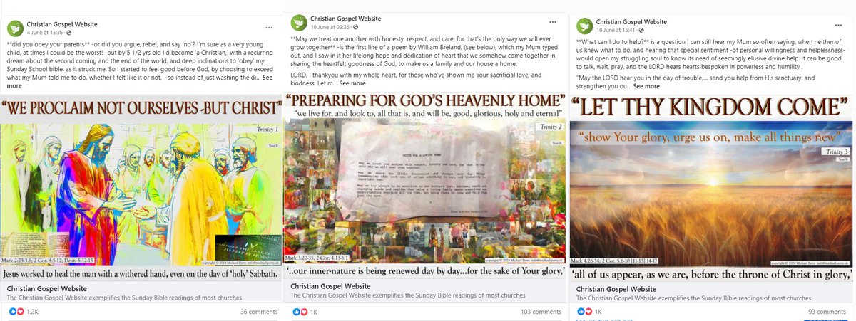 Michael24569081's tweet photo. thank you Facebook 'followers'... of the 'Christian Gospel Website' [on facebook], -for 1k-1.2k (1,000-1,200) post ‘likes’ [for sermonette/homilies, over recent weeks]. .... https://t.co/OfpCTXebTy https://t.co/N2J1CRDUcq