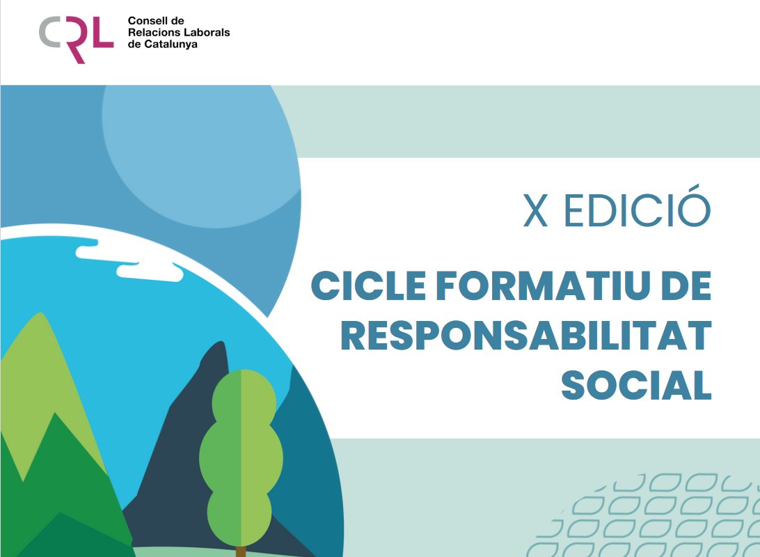 Aquest dimarts 2/07, els nostres companys <a href="/JunyentMontse/">Montse Junyent</a> i Fernando Lorenz presentaran "L'Economia  del Bé Comú com a marc de referència i eina per posar la sostenibilitat en el centre de l’operativa de les organitzacions". Formació organitzada pel Consell de  Relacions Laborals