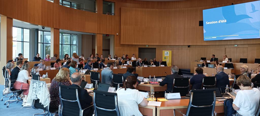 Clôture de la session d'été 
Nos interventions portent sur la politique départementale de l'Habitat, l'aide aux communes et la décision modificative du Budget