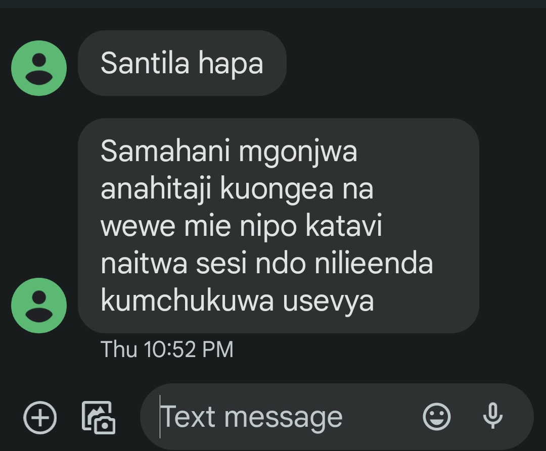 Thereal_taivina's tweet photo. Leo nimeamka na Amani na Furaha na Energy niliyoikosa kwa siku tano.
Jana ndugu yetu @prossoff alihangahika kuhakikisha kuwa anafika Hospital ambayo Sativa yupo. Lakini cha kushangaza Prosper alivofika pale cha kwanza Sativa alihitaji mawasiliano yangu kabla ya yote. Kwa Love aliyokuwa nayo Prosper alimpa simu ndogo na pia akampa laini. Simu ilikuwa haina chaji akamwambia ukifika utai boost utawasiliana na Taivina ntampa namba ambayo ipo humu atakupigia.
Prosper akanicheck akanipa namba ambayo Sativa kaachiwa na kunambia kuwa akifika ndani ya msaa mawili matatu utampigia anataka kuongea na wewe nikasema sawa. Hiyo ilikuwa ni saa 12:02 jioni kilichonishangaza saa 12:10 jioni napata Dm kutoka kwenye account ya X ya Sativa ikiandika "My G" Binafsi niliogopa kwasababu najua mtu yupo kwenye Ambulance anawezaje kunitext mimi Twitter na hana simu. Mimi niliona siko sawa nikaomba msaada kwa Brother @TitoMagoti kwasababu yeye na brother @IAMartin_ ni watu ambao wamekuwa wakini protect kwa namna yoyote kuhakikisha nakuwa salama kwa kipindi hichi. Brother Tito akanambia its okay unaweza ukajibu hiyo message mimi nikajibu "Yes Say Something Bro" After pale ikaingia meseji nyingine kutoka kwenye account ya Sativa usiku saa 4:10 ikisema nipe namba nikapata wasiwasi zaidi kuwa hapa sasa usalama unazidi kuwa mdogo ikabidi nimcheck tena Brother Tito akani connect na Brother Martin. Martin akaniambia cha kufanya nisijibu Meseji na Pia nikilala nizime simu Asubuhi atakuja kunichukua Home.
Usiku tena saa 10:52 ilipigwa simu mara nne na namba moja sikupokea kama nilivopewa maelekezo Lastly ikaingia message kuwa Mgonjwa anataka kuongea na wew mimi ni nurse. Ikabidi nihakikishe kwa Brother Patrick kama ile namba kweli ni ya Nurse akaniambia ni yeye simu bado inaita nikapokea. Direct naambiwa ongea naye. Ile Kuongea naye kuskia Sauti yangu niliskia Kicheko kwa mara ya kwanza cha Mwanangu swali la kwanza kuuliza upo salama? Nikajibu ndio akauliza upo wapi nikwambia nipo Ghetto kwako nimepoa akasema unavoondoka beba na PC yangu kamalizie vimeo. Nikamuuliza yule aliyekuwa ananitext kwenye account yako ya X ni wewe akasema ndio ni mimi nikiwa kwenye ambulance niliomba Nurse a log in account yangu niku dm niliona nachelewa kufika ili niongee na wewe naumwa lakini wasiwasi wangu wote ulikuwa kwako pia nilipata na sekunde kama 50 hivi za ku scroll Timeline.
Nimeona Love ya watu wa X waambie nashukuru sana sana Mungu awabariki Inshaallah akipona atakuja kutoa shukrani zake za dhati.
Bado nashindwa kuelewa ni kwanini Sativa amekuwa akiwa na hofu kubwa kuhusu mimi kiasi cha kupambana kiasi hicho kupata mawasiliano yangu lakini mimi niko sawa ndugu zangu nashukuru sana uwepo wenu unannifariji.
Pokeeni Salamuza SATIVA
