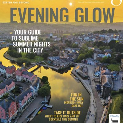 Say hello to our July issue, out today! 

How to while away summer evenings in the city, al fresco drinking and dining, family days out &amp; more! #Exeter #ExeterLivingMag