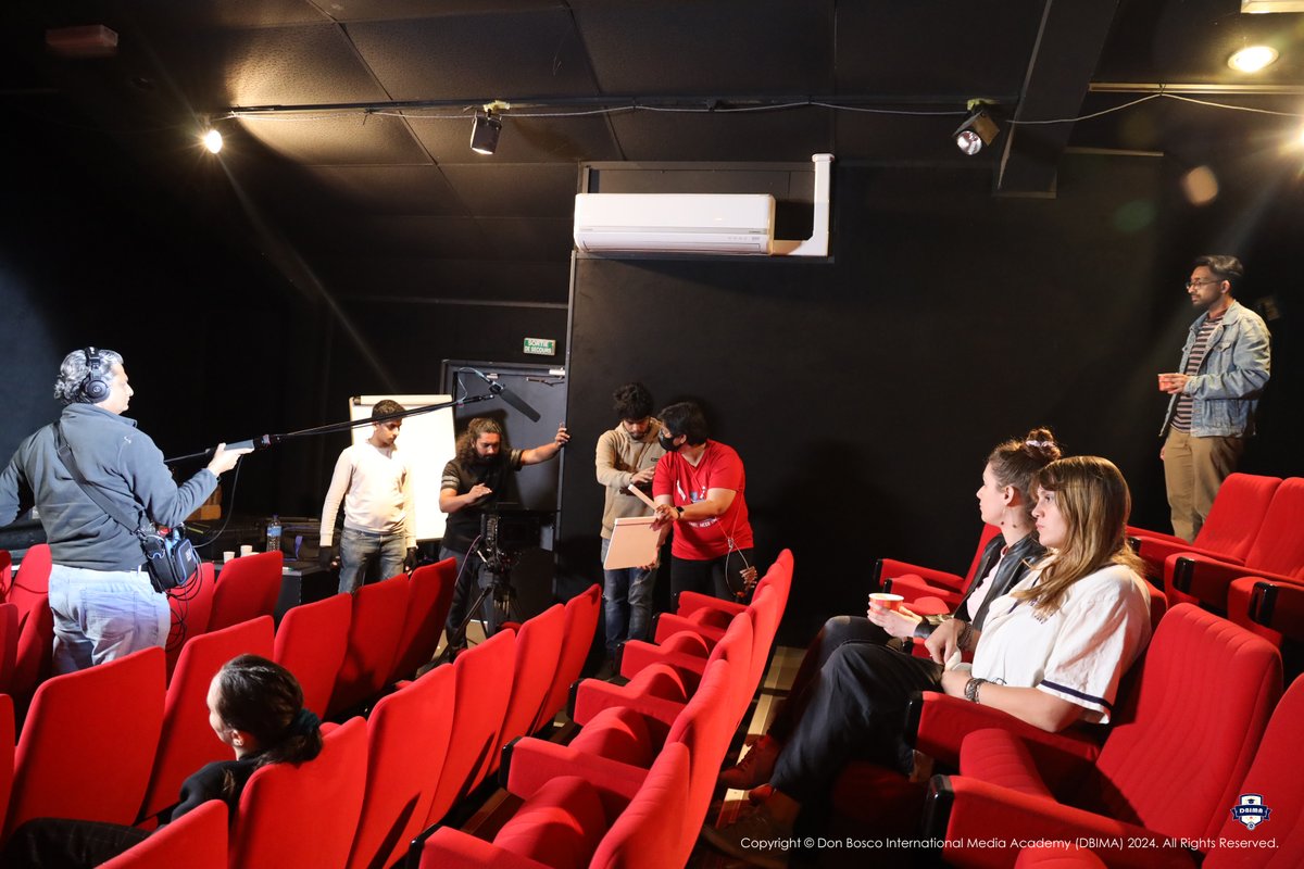 DBIMA_EU's tweet photo. Behind the Scenes from the movie - An Online Encounter by our Master of Art Student Divesh TEELUCK for DBIMA Production Period 2024.
Produce by
Don Bosco International Media Academy (DBIMA-Paris)
#dbima #cinema #production #paris #filmmaking #students #film #art #bts https://t.co/Agiy9rYCjQ