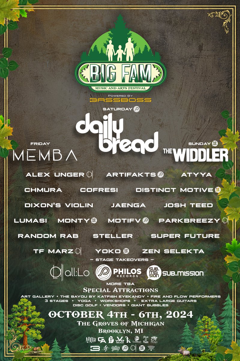 Your BIG FAM 2024 Initial Lineup is here!