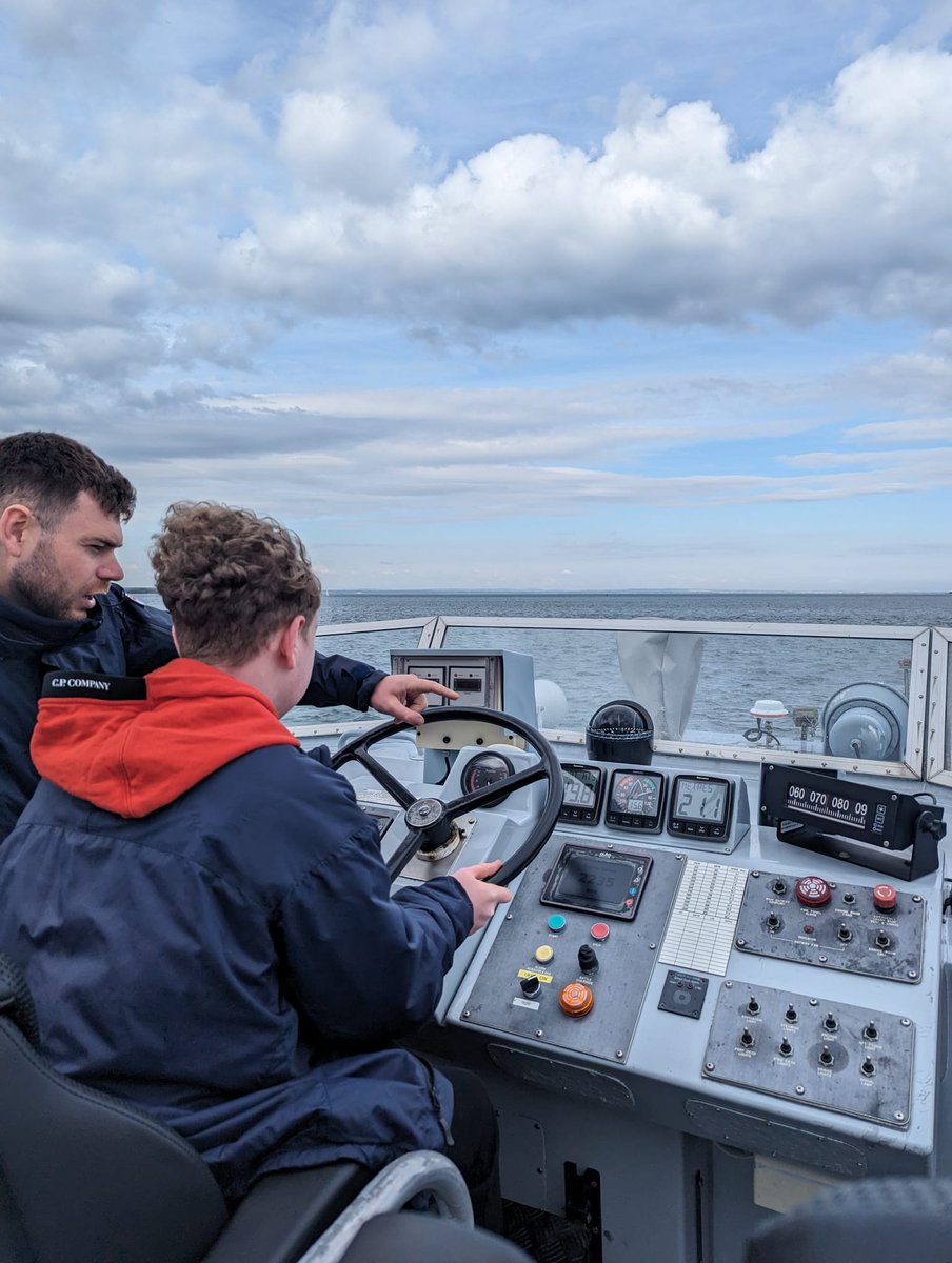 Carrick_Academy's tweet image. Euan 3Y enjoyed a week of work experience down in Portsmouth. He got the opportunity to spend time onboard one of the MOD patrol vessels. He’s certainly found his sea legs!