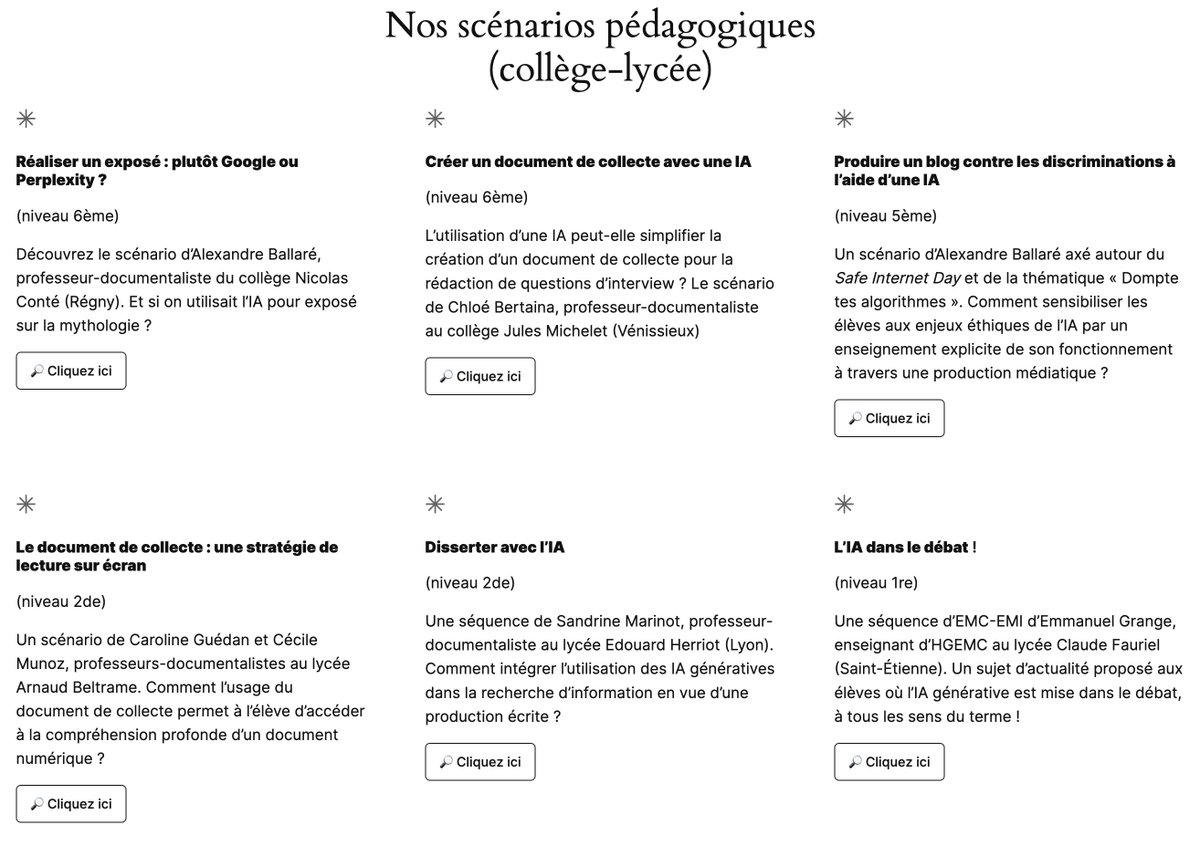 Évaluer l’information à l’heure des #IA, c'était le thème des #TraAM #EMI cette année
🛠️traam-emi.edu69.ac-lyon.fr
Ce site restitue les travaux de l'équipe lyonnaise : 🎯, scénarios péda, ressources (+ sur l'IA Perplexity) et conseils pour enseigner à l'heure des IA génératives.