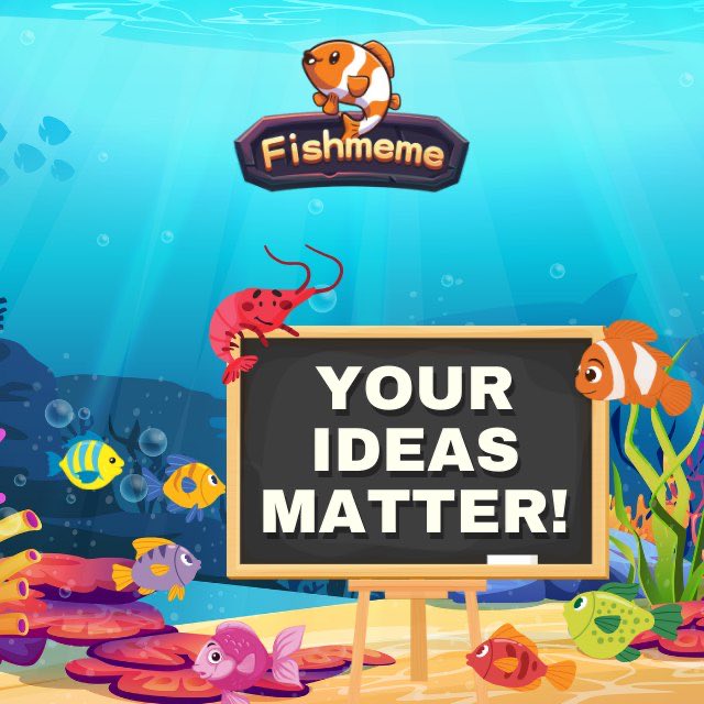 🐠 Hey Fish Guardians! We want to hear from you! 

Got questions or suggestions for FishMeme? Drop them here! 💬 If we use your idea, you could win airdrops and diamonds! 💎✨

Let's make FishMeme even better together! Help us make waves and keep our ocean awesome! 🌊❤️