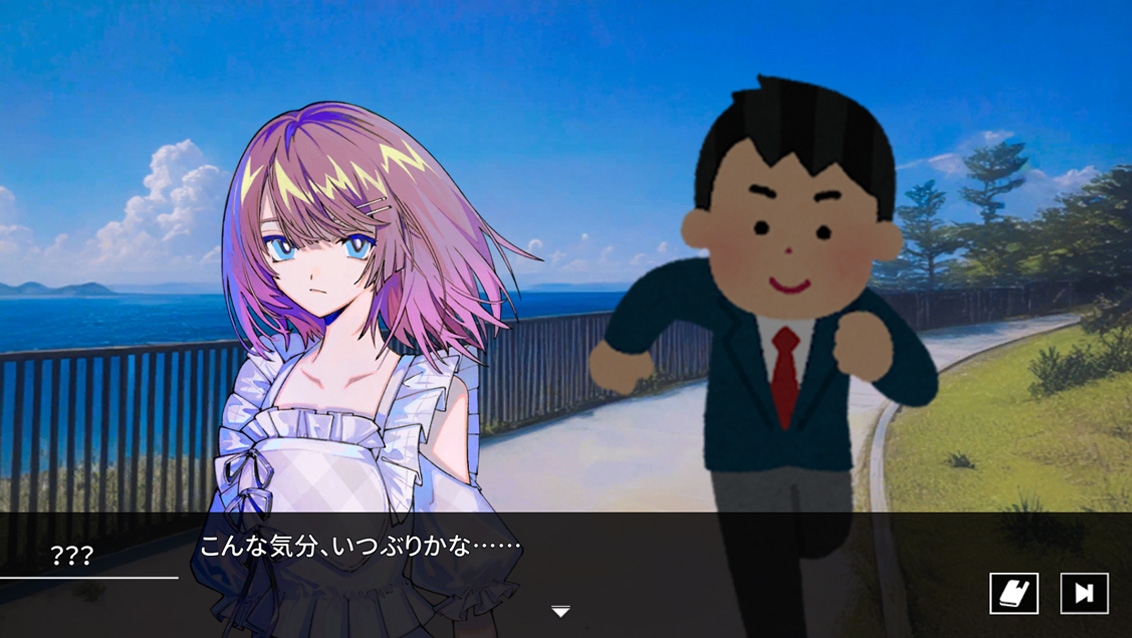 おすすめ機能】 PC版では主人公の画像を任意の画像で差し替えることが