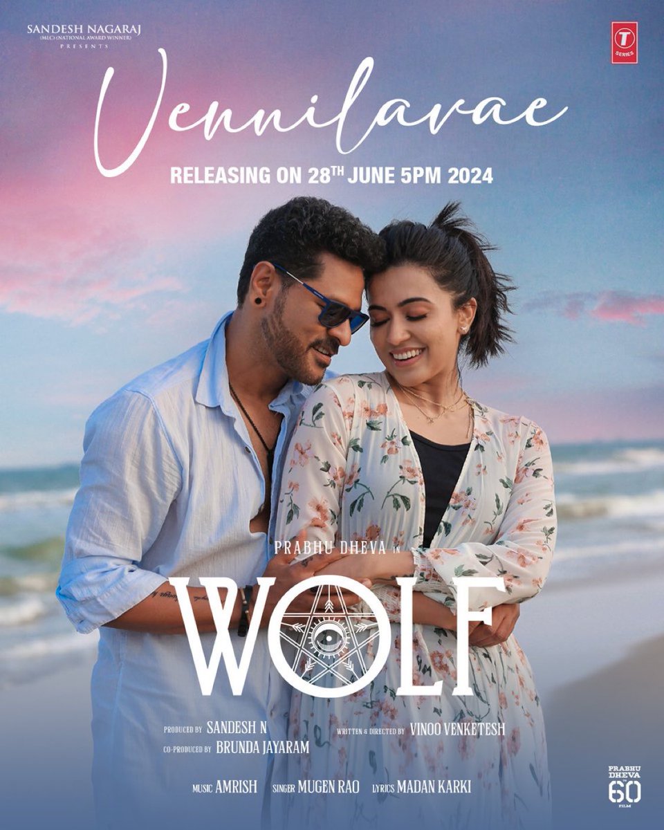 VidyaBalanFP's tweet photo. #Vennilavae  Second Single 🎧 from #WOLF 🐺 will be Released by Director @vp_offl Today at 5⃣PM

Sung by @themugenrao 🎤
Lyrics by @madhankarky ✍️

A  @amrishofficial Musical 🎹

Written and Directed by @vinoovenketesh

@PDdancing  #Anjukurian 

#Kalki2898AD #ViratKohli https://t.co/P7XRnG7xTT