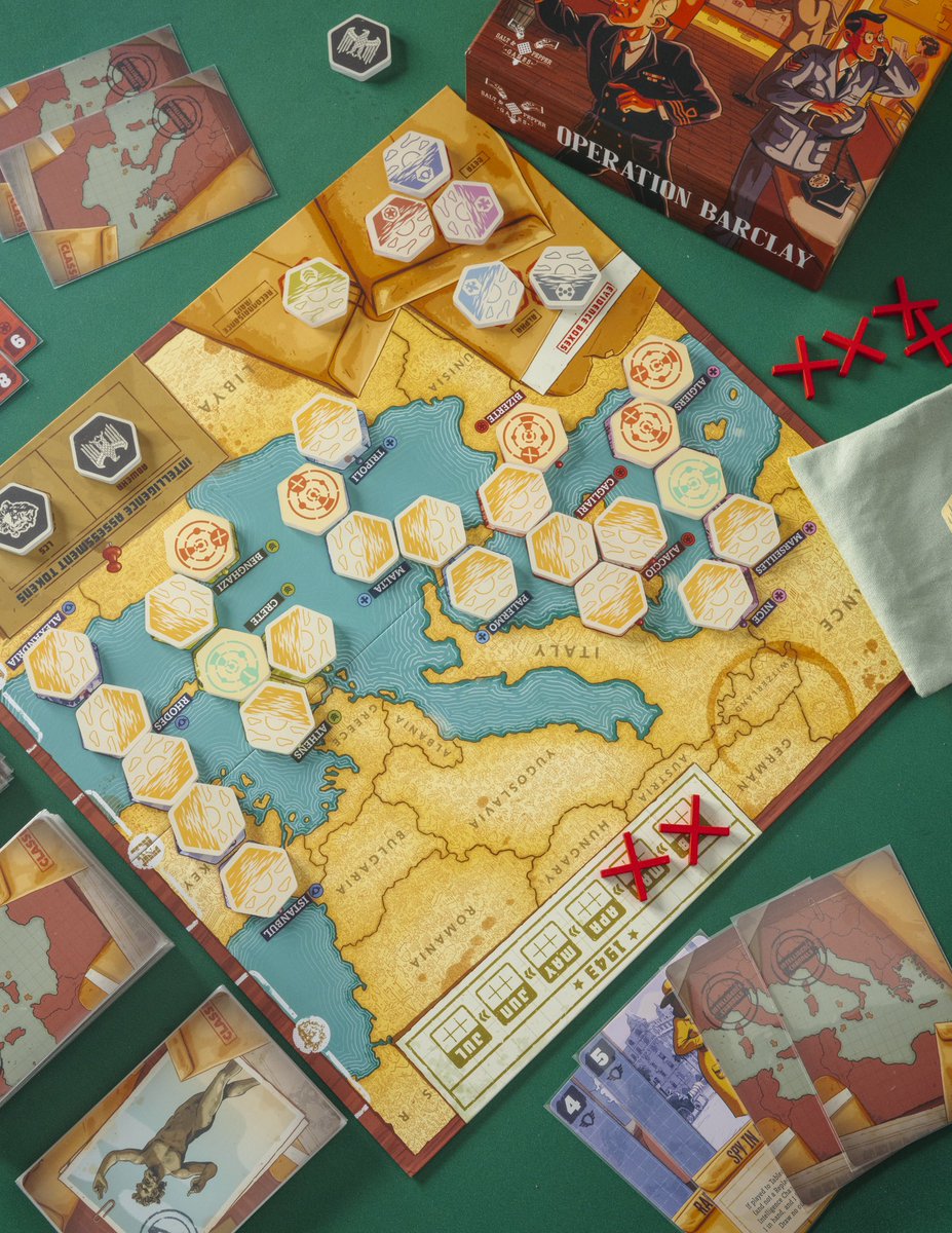O_Silva_David's tweet photo. La editorial de las pequeñas carteras no hace más que subir el listón con cada nuevo proyecto.

Operation Barclay y Thingstead de @SaltPeppergames es claramente una apuesta segura en juegos para dos jugadores que buscan una confrontación directa. https://t.co/zGvvda7lSA