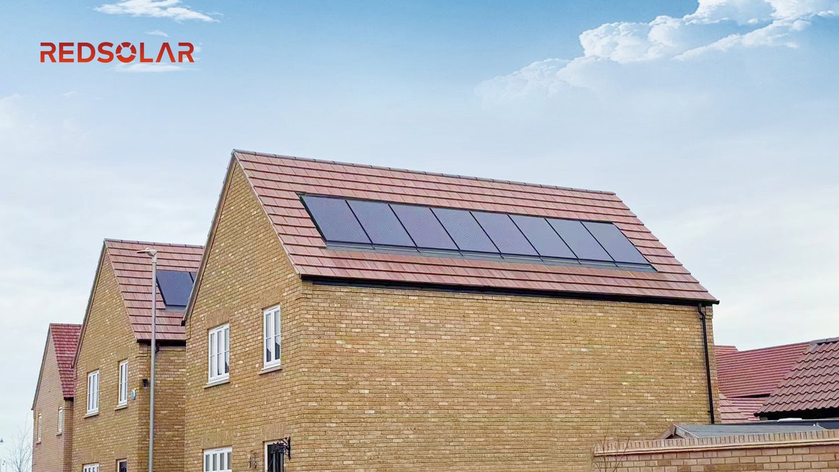 RedSolar2008's tweet image. We're thrilled to announce our Cambridge, UK solar project, focusing on BIPV for households. Custom-designed roof modules ensure waterproof, fireproof, and anti-seismic compliance, offering 3-10KW per home, promoting sustainability and enhancing home safety.
