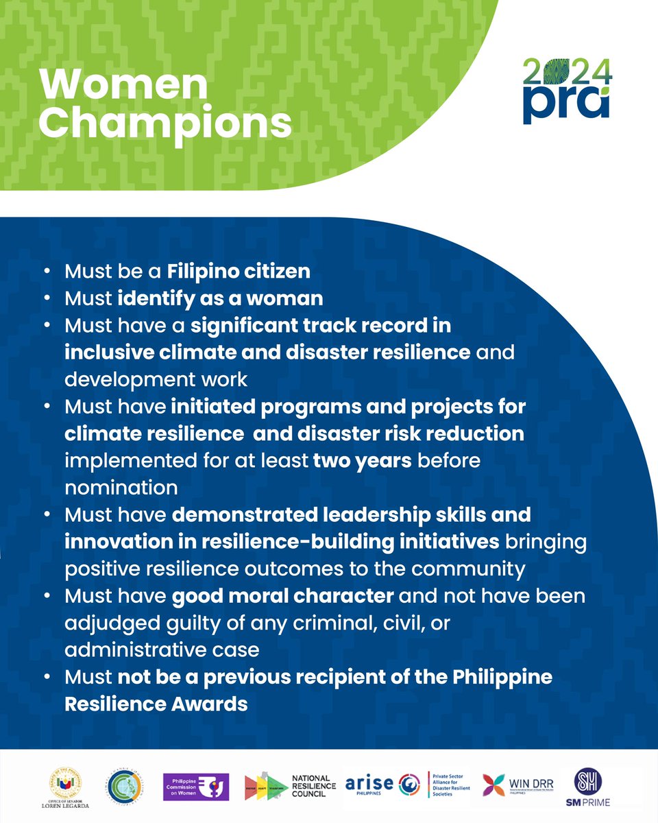 Philippine Resilience Awards tweet media