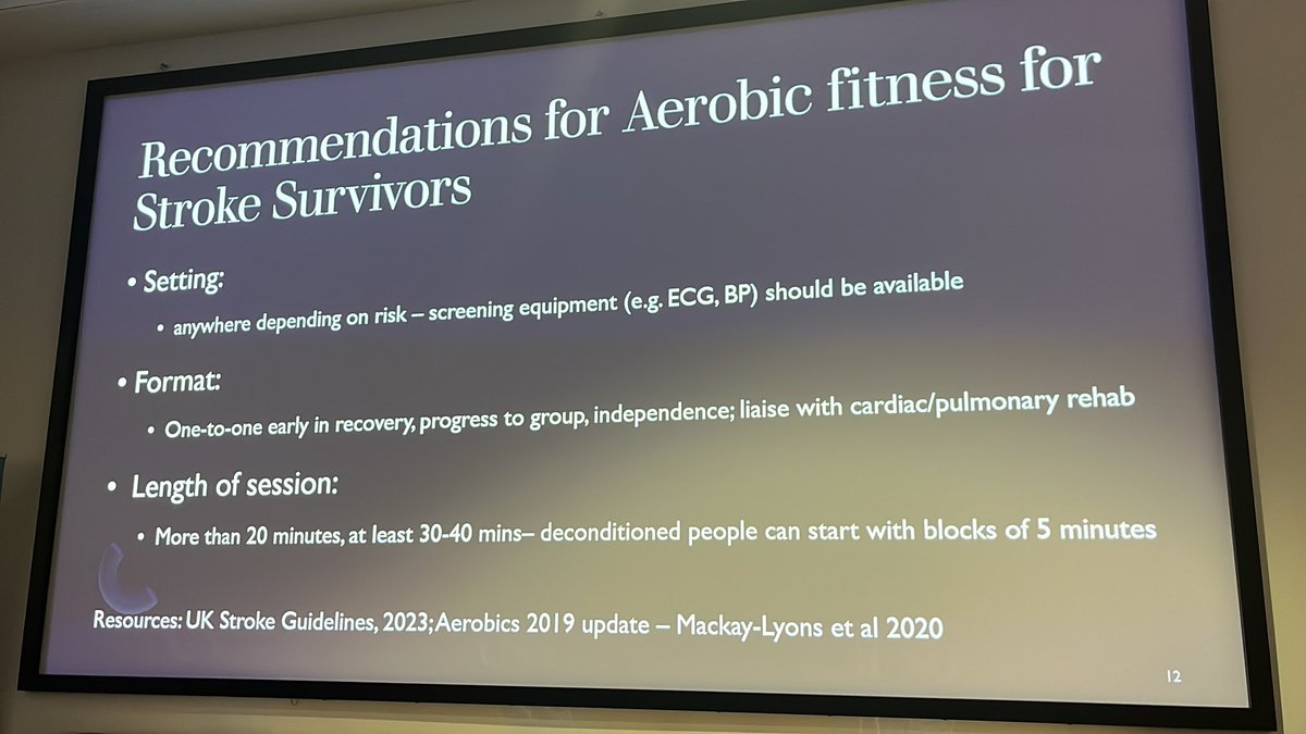 <a href="/rachel_stockley/">Rachel C Stockley</a> We all have the ability to be athletes - cardio respiratory and mixed training should be offered to anyone after stroke #QSUL11 <a href="/uclh/">UCLH</a>