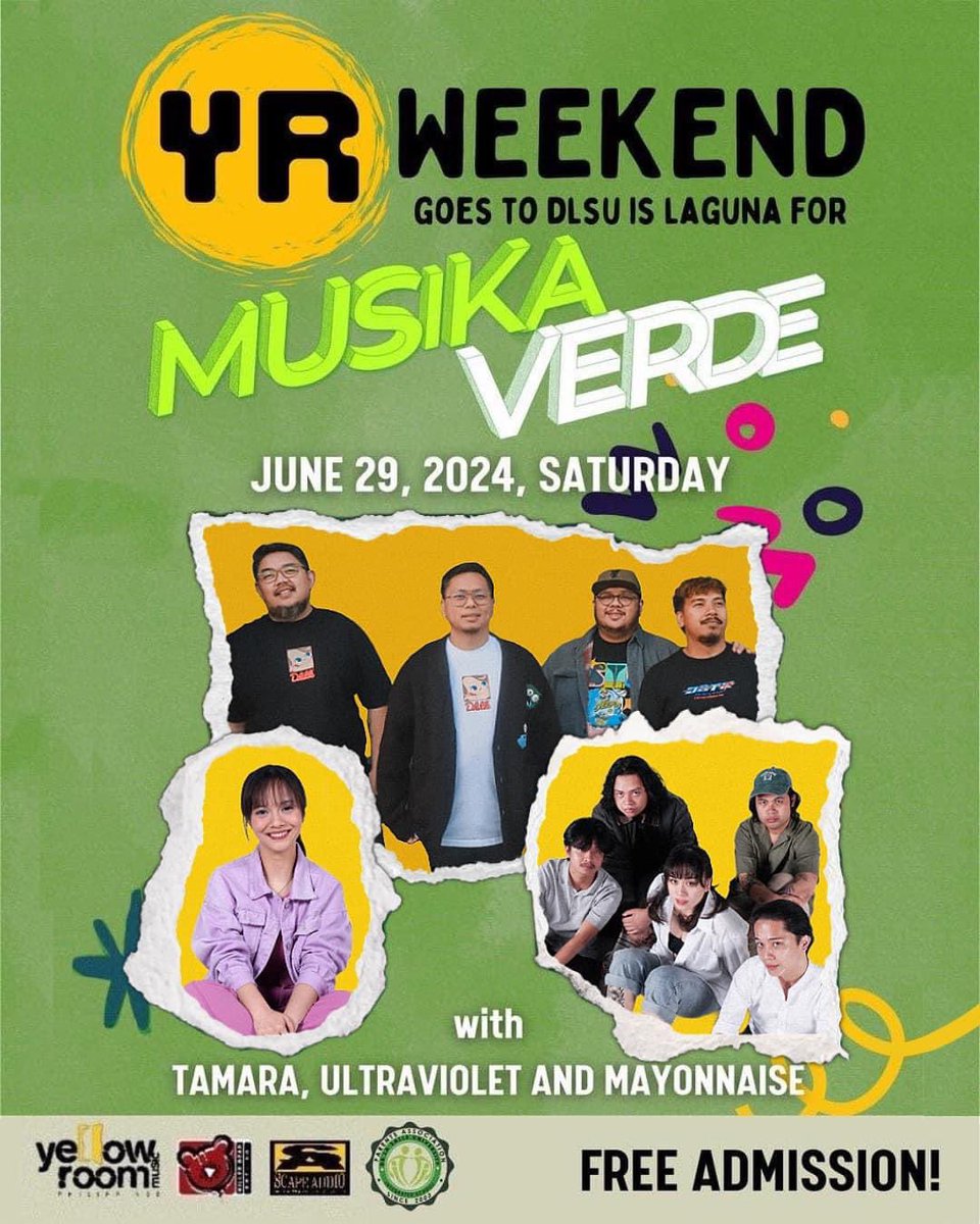 mayonnaisemusic's tweet photo. See you tomorrow DLSU IS 💚 #YRWeekend https://t.co/7drHdl1eym