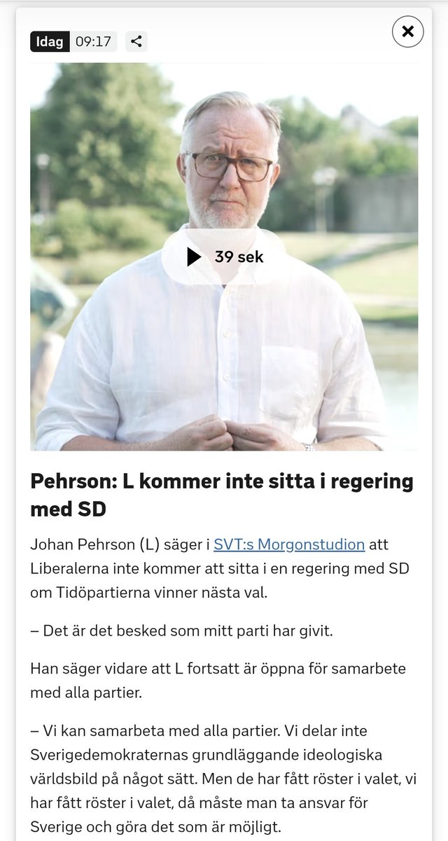 Bara att spara denna tills Liberalerna säljer ut sig igen.