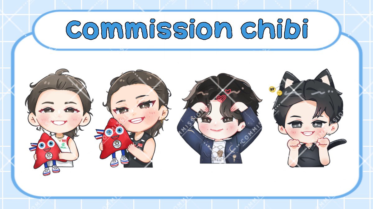 toblueday's tweet image. 🔉 commission open
💌 สอบถาม/สั่งงาน/จองคิว
ทัก DM ได้เลยนะคะ 💖 (อาจตอบช้า🙏🏻)
(หรือทักไลน์ lin.ee/bw2o2iY )
: ดูตัวอย่างเพิ่มเติมได้ใน #tobluedaycms หรือรายการโปรด
#รับวาดรูป #รับวาดแฟนอาร์ต
#รับวาดจิบิ #commissionTH