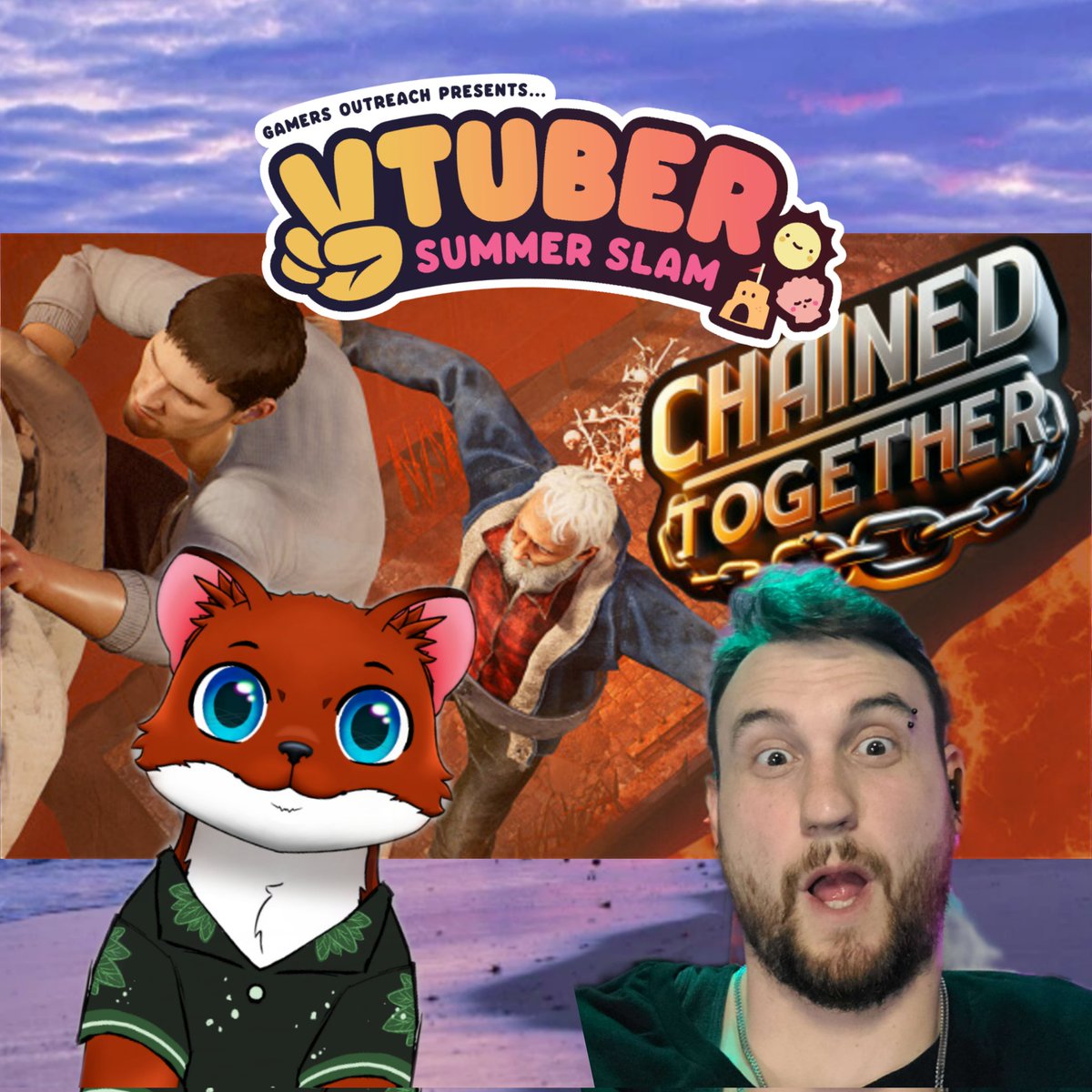 **Insert thumbnail here**
Tonight I'm chained to PNG <a href="/Knowstalgic_/">Knowstalgic</a> playing Chained Together! 

Raising money for charity! Like this climb, our goals are Only Up from here! But CHAT can bring us Down! 

For a generous Donation to <a href="/GamersOutreach/">Gamers Outreach</a> I WILL just Jump 😈 #vss2024